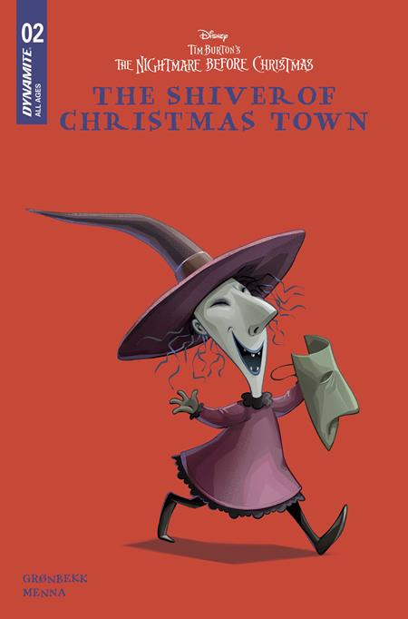 TIM BURTONS THE NIGHTMARE BEFORE CHRISTMAS THE SHIVER OF CHRISTMAS TOWN #2 CVR D DISNEY LIBRARY VARIANT