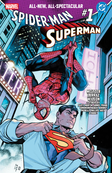 MARVEL DC SPIDER-MAN SUPERMAN #1 2ND PRINTING VARIANT COVER PACK PRE-ORDER
