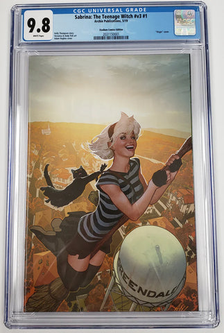 SABRINA THE TEENAGE WITCH #1 EXCLUSIVE ADAM HUGHES VIRGIN VARIANT CGC 9.8