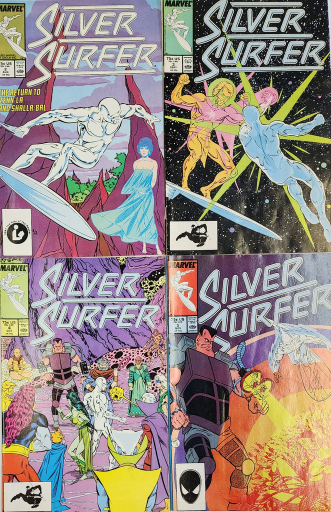 SILVER SURFER 80's COMIC 4 PACK #1