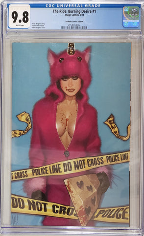 THE RIDE BURNING DESIRE #1 ADAM HUGHES EXCLUSIVE VARIANT CGC 9.8