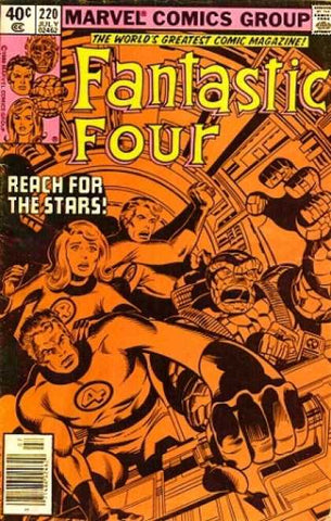 FANTASTIC FOUR - COMIC LOT 05 - 1980'S - 5 ISSUES - MID GRADE
