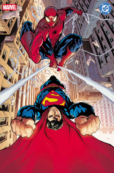 MARVEL DC SPIDER-MAN SUPERMAN #1 2ND PRINTING VARIANT COVER PACK PRE-ORDER