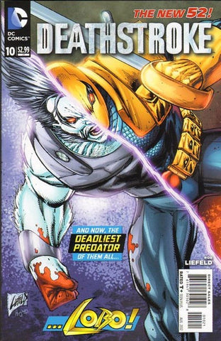 DEATHSTROKE #10 - 1:10 ROB LIEFELD LOBO VARIANT