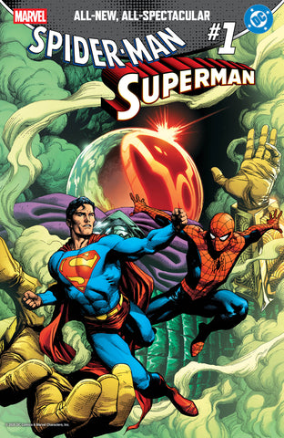 MARVEL DC SPIDER-MAN SUPERMAN #1 VARIANT COVER GARY FRANK
