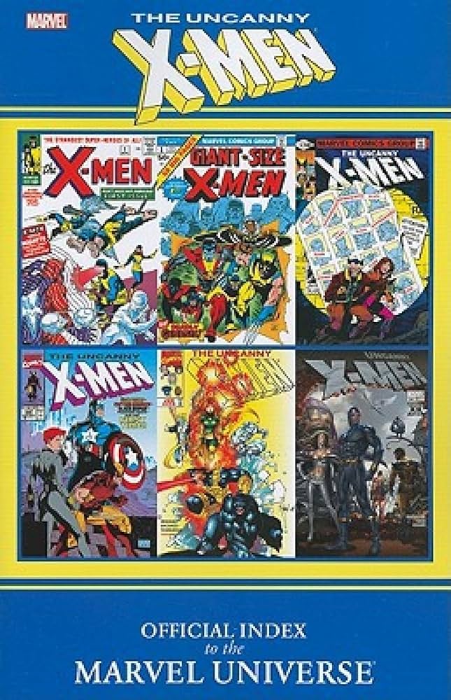UNCANNY X-MEN OFFICIAL INDEX OF THE MARVEL UNIVERSE TPB