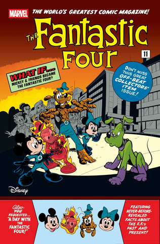 FANTASTIC FOUR #32 EMILIO URBANO DISNEY WHAT IF? FANTASTIC FOUR HOMAGE VARIANT