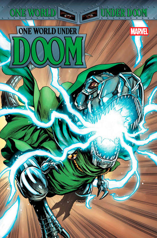 ONE WORLD UNDER DOOM #4 CORY SMITH DOOMASAUR VARIANT
