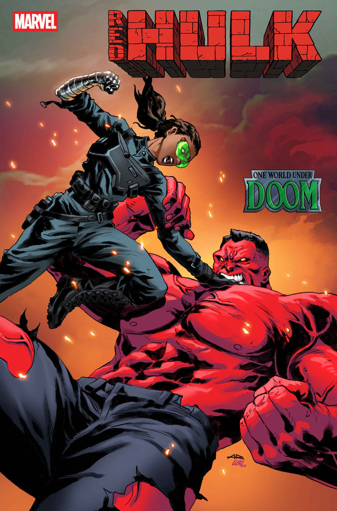 RED HULK #8 ANAND RAMCHERON VARIANT [DOOM]