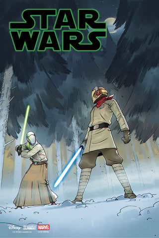 STAR WARS #8 BENGAL LUKE SKYWALKER & LEIA ORGANA JEDI KNIGHTS VARIANT