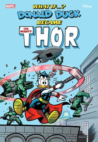 MARVEL & DISNEY WHAT IF? DONALD DUCK BECAME THOR #1 COVER A