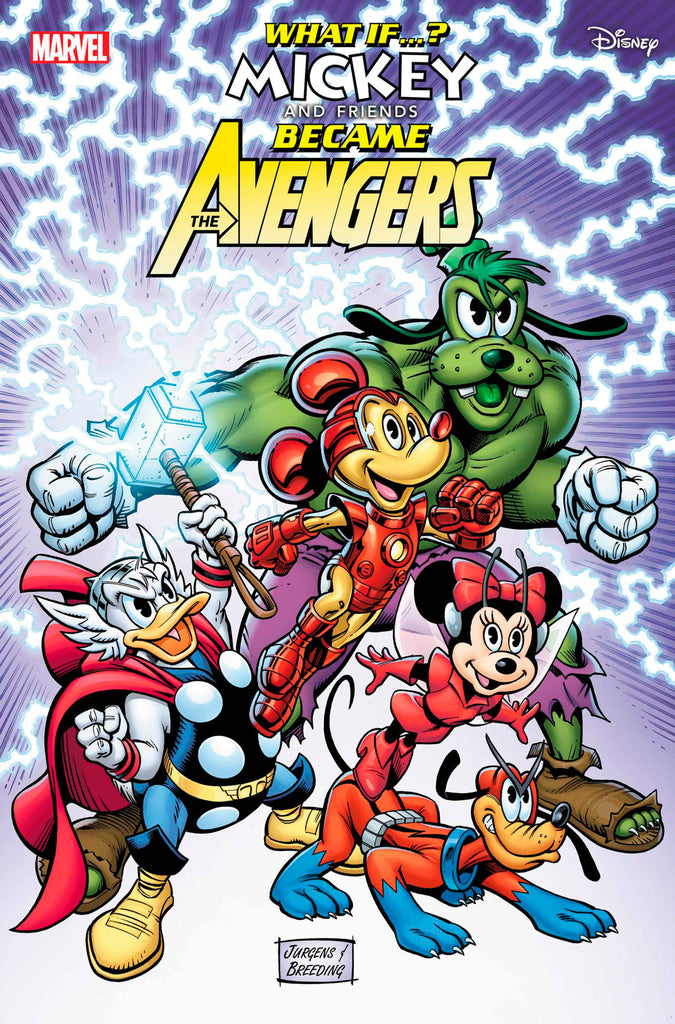 MARVEL & DISNEY: WHAT IF...? MICKEY & FRIENDS BECAME THE AVENGERS #1 DAN JURGENS  VARIANT