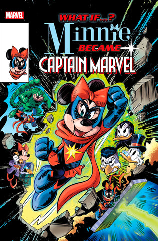 MARVEL & DISNEY: WHAT IF...? MINNIE BECAME CAPTAIN MARVEL #1 COVER A
