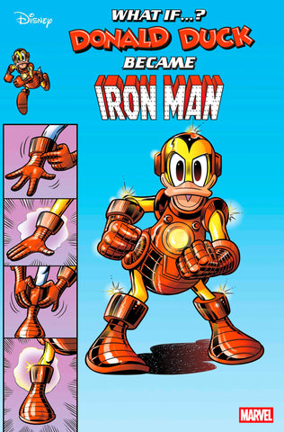MARVEL & DISNEY: WHAT IF...? DONALD DUCK BECAME IRON MAN #1 COVER A