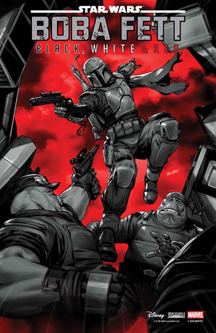 STAR WARS: BOBA FETT - BLACK, WHITE & RED #2 COVER A