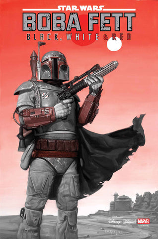 STAR WARS: BOBA FETT - BLACK, WHITE & RED #3 COVER A