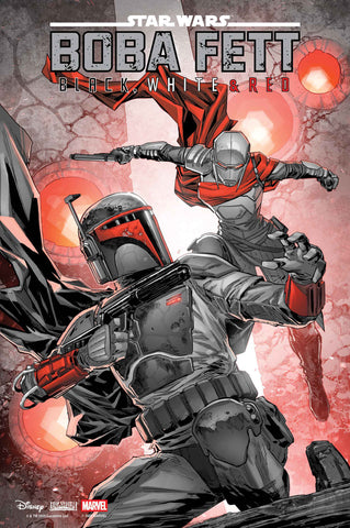 STAR WARS: BOBA FETT - BLACK, WHITE & RED #4 COVER A