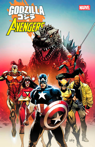 GODZILLA VS. AVENGERS #1 COVER A
