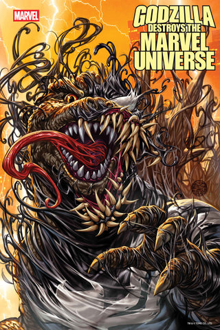 GODZILLA DESTROYS THE MARVEL UNIVERSE #2 COVER A