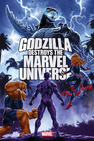 GODZILLA DESTROYS THE MARVEL UNIVERSE #4 COVER A
