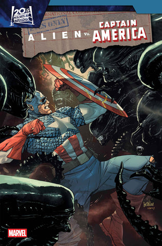 ALIEN VS. CAPTAIN AMERICA #1 COVER A