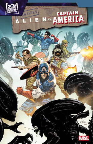 ALIEN VS. CAPTAIN AMERICA #2 COVER A
