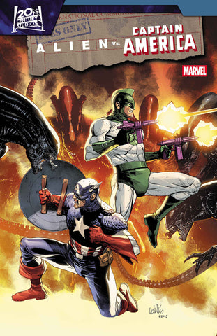ALIEN VS. CAPTAIN AMERICA #3 COVER A