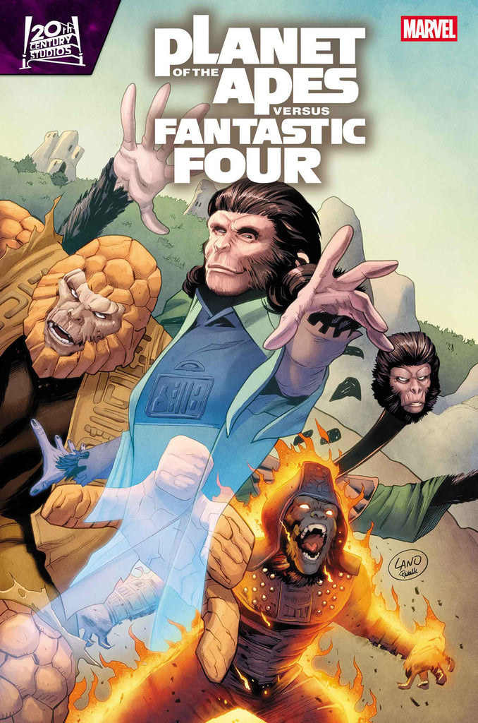 PLANET OF THE APES VS. FANTASTIC FOUR #2 COVER A