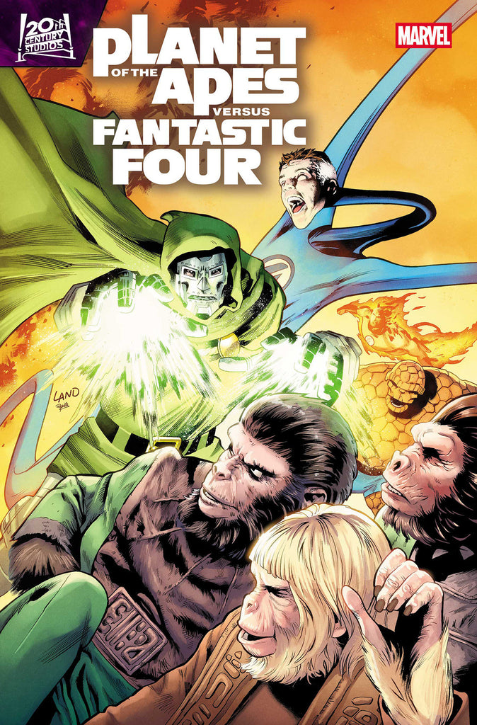 PLANET OF THE APES VS. FANTASTIC FOUR #4 COVER A