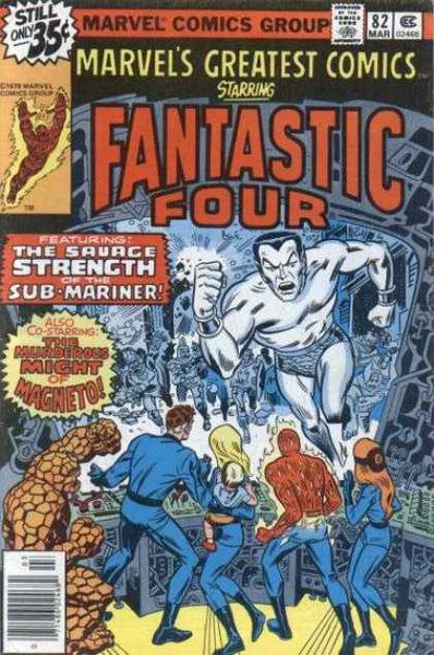 FANTASTIC FOUR - COMIC LOT 11 - 1970'S MARVEL'S GREATEST COMICS - 5 ISSUES - MID GRADE