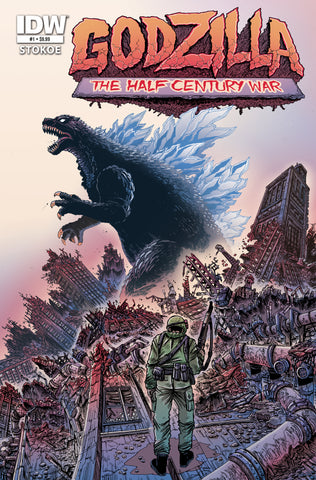 Godzilla 70th Anniversary Foil Classics: Godzilla: The Half-Century War #1 Cover A