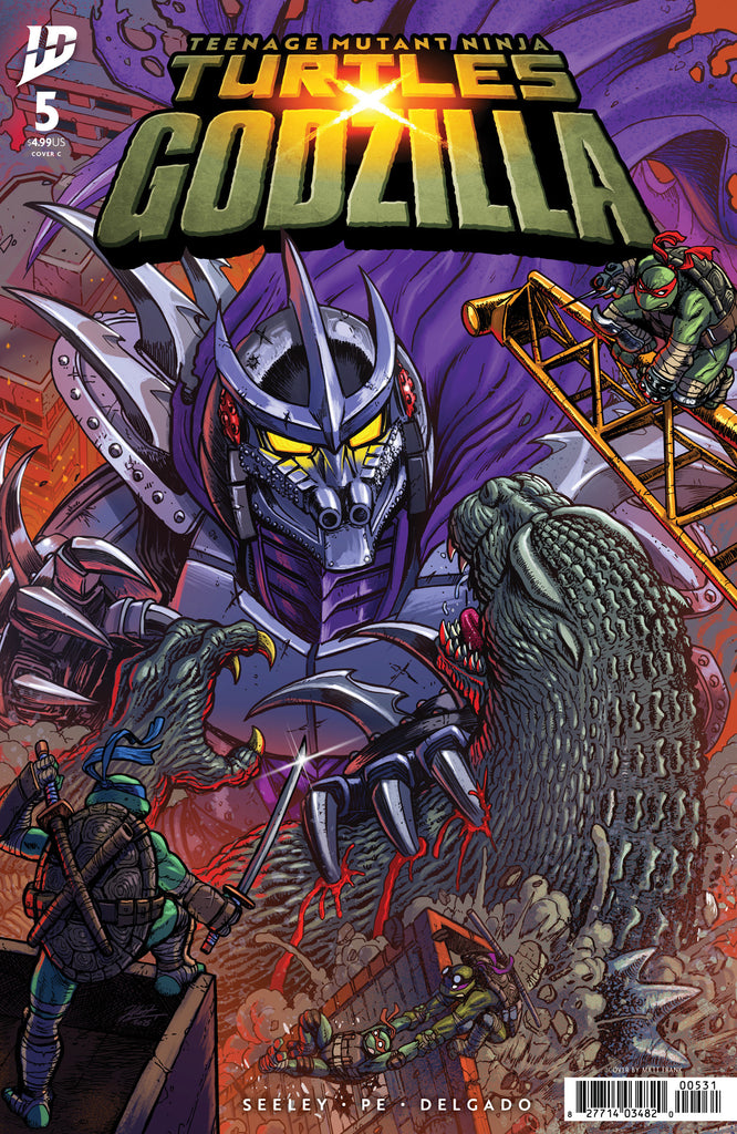 Teenage Mutant Ninja Turtles x Godzilla #5 Variant C (Frank