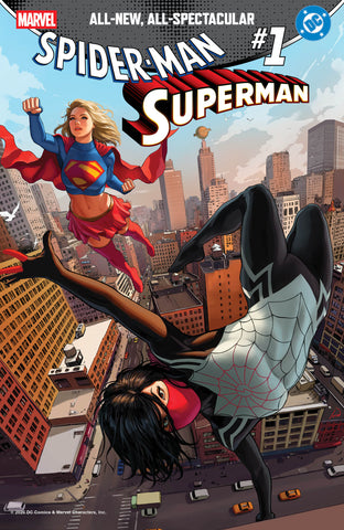 MARVEL DC SPIDER-MAN SUPERMAN #1 VARIANT COVER IVAN TALAVERA