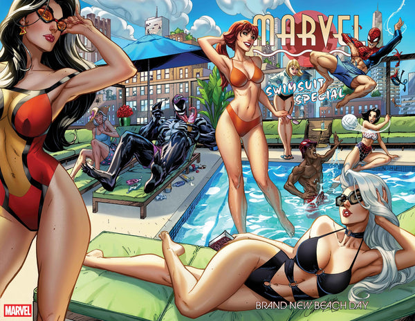 MARVEL SWIMSUIT SPECIAL BRAND NEW BEACH DAY #1 COVER PACK PRE-ORDER