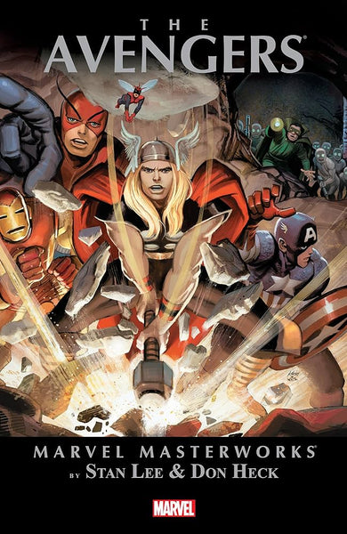 AVENGERS MARVEL MASTERWORKS TPB COLLECTION - 3 BOOKS - VOL 1, 2, & 3