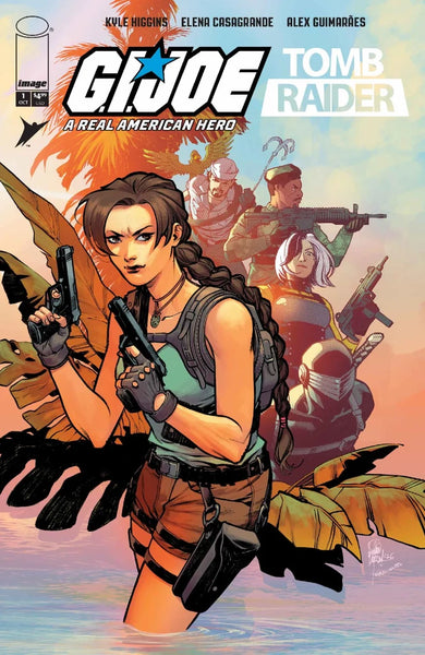 GI JOE A REAL AMERICAN HERO TOMB RAIDER #1 - COVER COLLECTION - 4 BOOKS