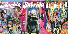 ARCHIE #1, SABRINA THE TEENAGE WITCH #1, & ARCHIE IN HELL #1 CONNECTING VARIANT COVER SET