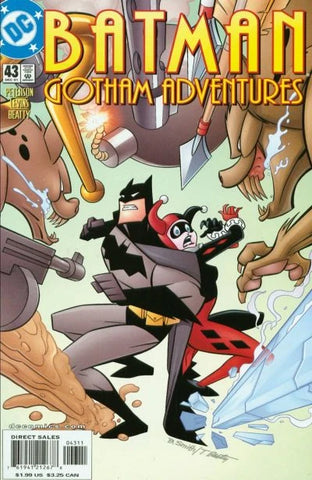 BATMAN GOTHAM ADVENTURES #43 - HARLEY QUINN COVER