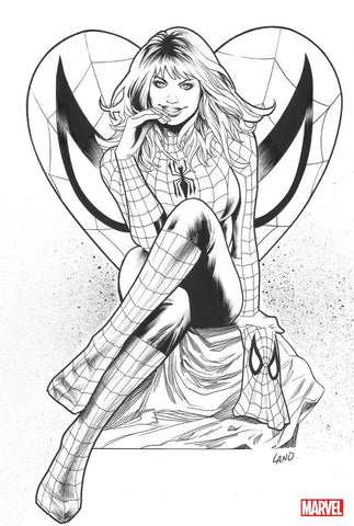 AMAZING SPIDER-MAN #25 - 1:50 BLACK & WHITE GREG LAND VIRGIN VARIANT