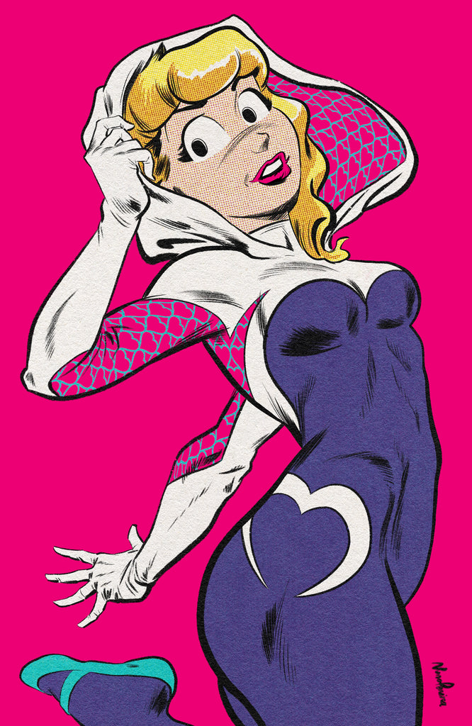 ARCHIE POP ART VARIANT COVER - BETTY AS SPIDER-GWEN