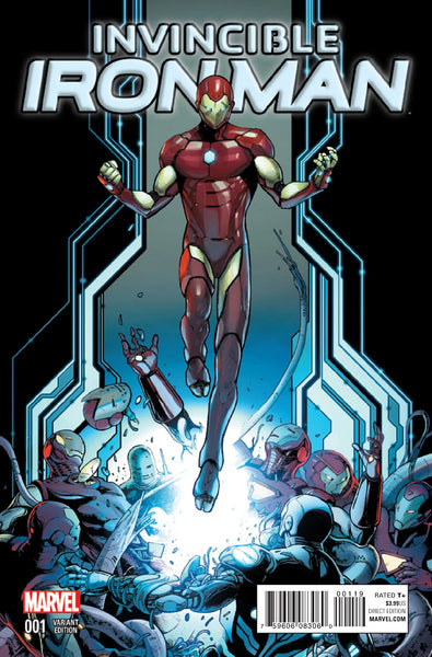 INVINCIBLE IRON MAN #1 (2015) - VARIANT COVER LOT - 6 ISSUES