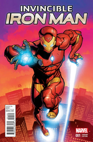 INVINCIBLE IRON MAN #1 (2015) - VARIANT COVER LOT - 6 ISSUES
