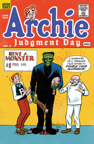 ARCHIE JUDGMENT DAY #2 FRANKENSTEIN HOMAGE VARIANT PRE-ORDER