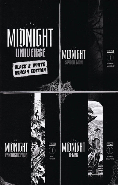 MIDNIGHT X-MEN #1 - COVER COLLECTION WITH ASHCAN - 8 BOOKS