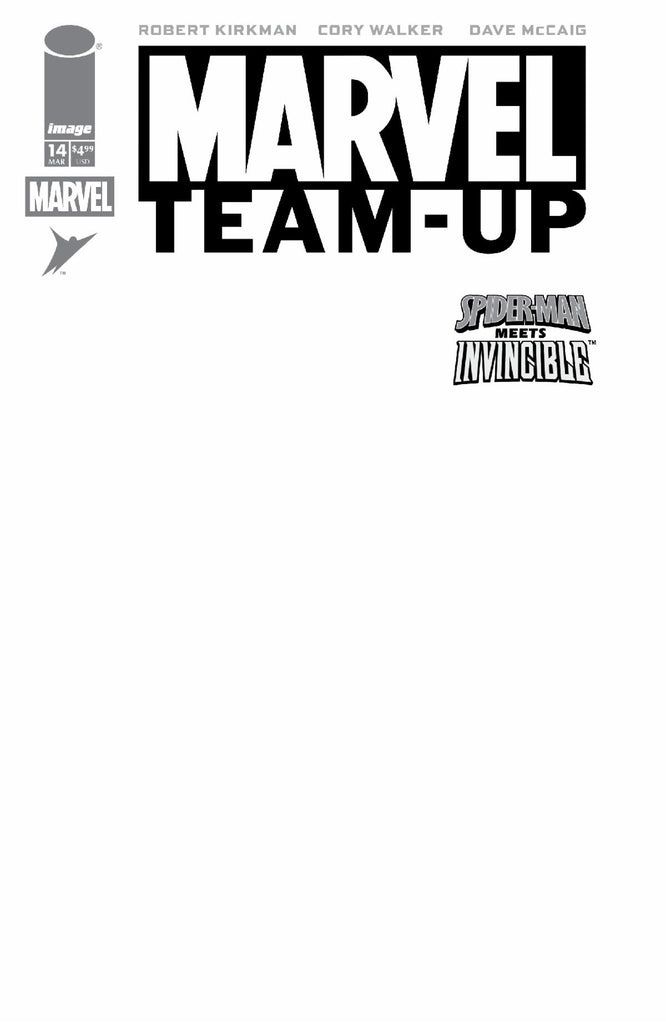 MARVEL TEAM-UP #14 COVER G Blank Sketch VARIANT