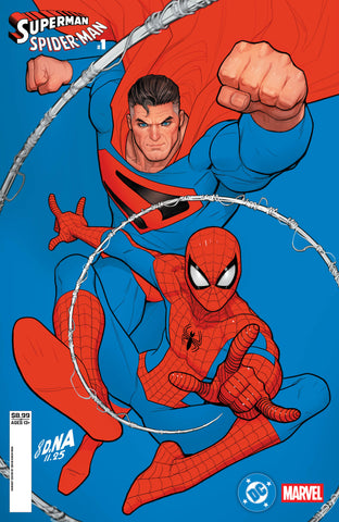 DC MARVEL SUPERMAN SPIDER-MAN #1 David Nakayama VARIANT