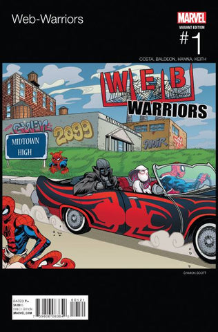 WEB-WARRIORS #1 HIP HOP VARIANT