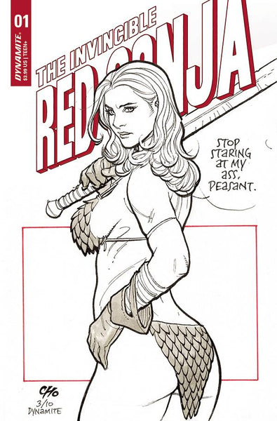 RED SONJA - FRANK CHO COVER BUNDLE - 6 BOOKS