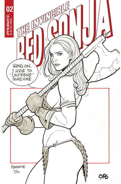 RED SONJA - FRANK CHO COVER BUNDLE - 6 BOOKS