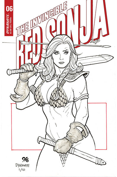 RED SONJA - FRANK CHO COVER BUNDLE - 6 BOOKS